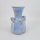 Vase en céramique émaillé bleu ciel
