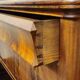 Secrétaire / scriban époque Bieidermeier en acajou flammé – XIXe siècle