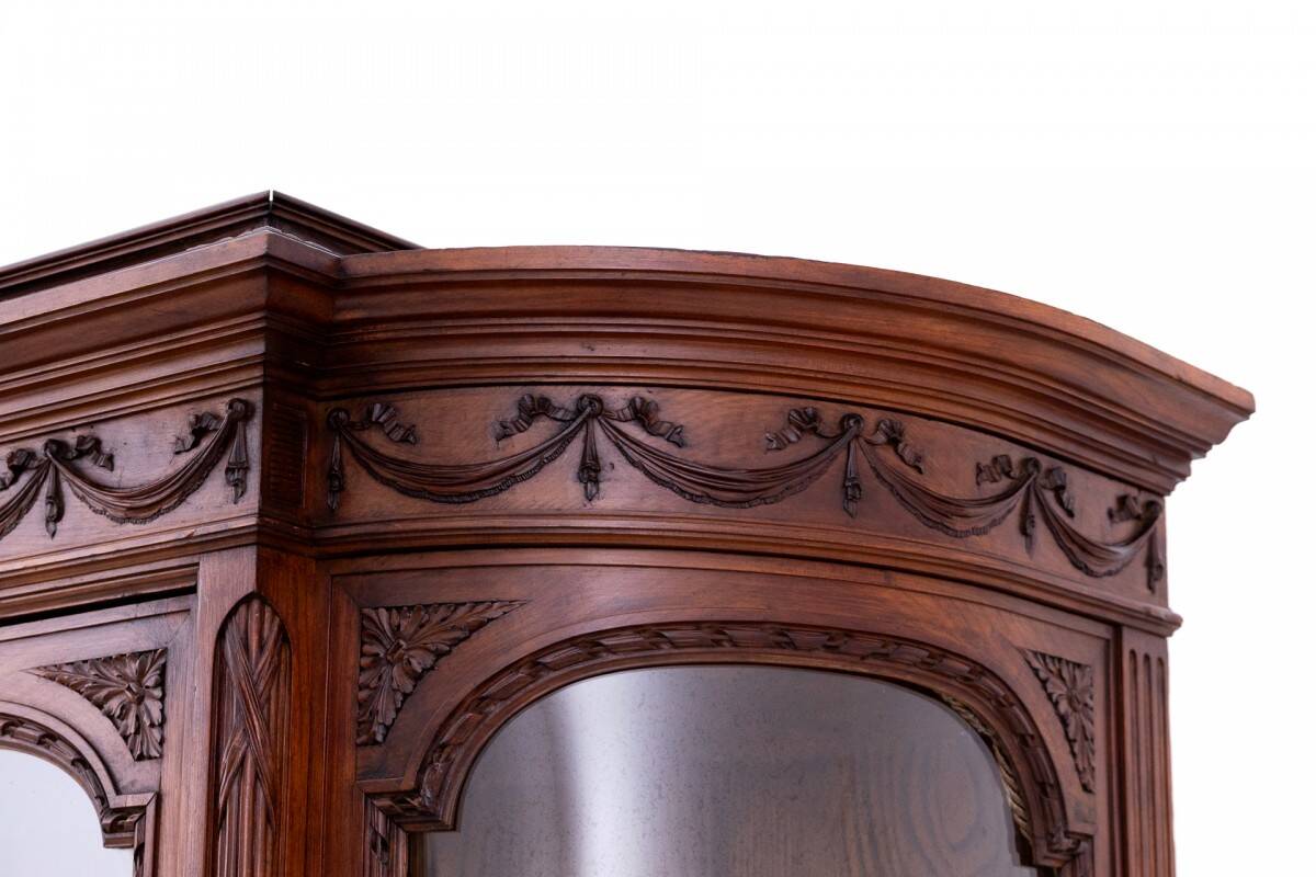 Louis XVI style display cabinet, France, around 1880.