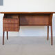 Danish Teak Desk By Gunner Nielsen for Tibergaard