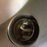 Pair of vintage swivel wall lamps, chrome, 1970