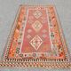 Oriental Kilim Rug Shiraz Gashgaï Antique: 1.50 X 2.85 Metres -