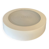 Plafonnier Holophane en métal laqué