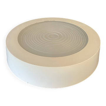 Lacquered metal Holophane ceiling light