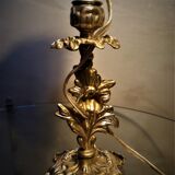 Lampe bronze art nouveau tulipe pressed muller degue schneider 32x10 art deco