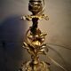 Lampe bronze  art nouveau tulipe pressé du style muller degue schneider 32x10 art deco
