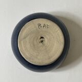 Glazed ceramic bowl/trinket dish, signed