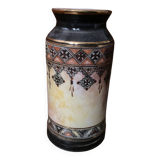 Porcelain vase signed Oubouzid Nordine Bejaia