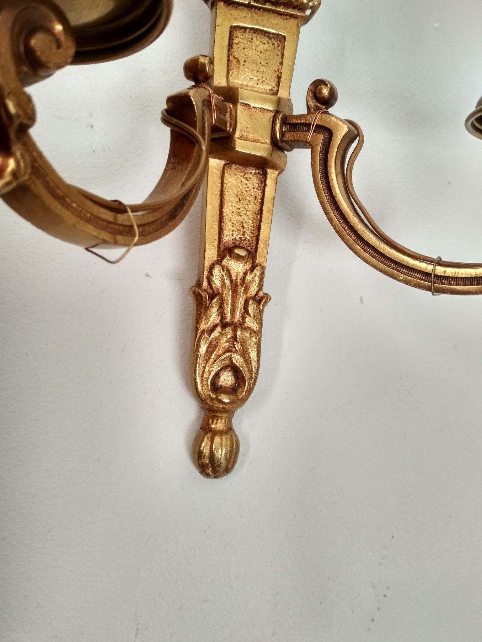 Bronze wall sconce Napoleon III style