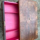 Petite commode style Louis Philippe ronce noyer