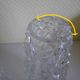 Wall lamps double lighting, with drawer, gilded metal, lampshade in worked glass - 1970