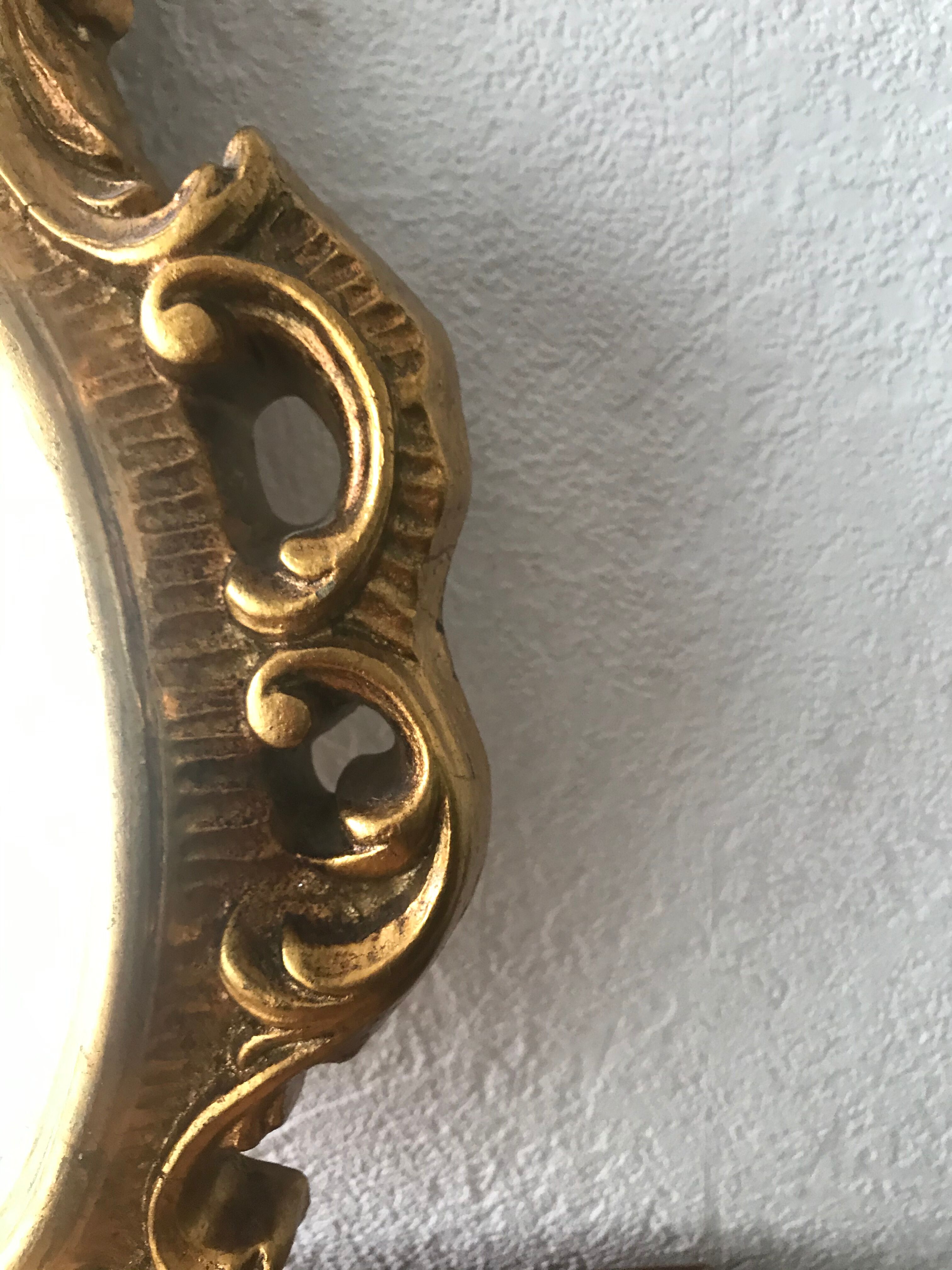 Small mirror golden frame 22x33cm