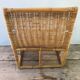 Ancient child rattan armchair 60s
