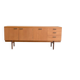 Enfilade by Uniflex in teak & leather 183 cm