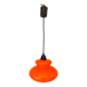 Lustre opaline orange années 70