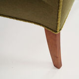 Armchair, teak construction, Scandinavian design of the 70s