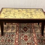 Gold leaf coffee table