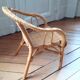 Fauteuil en rotin pour enfant