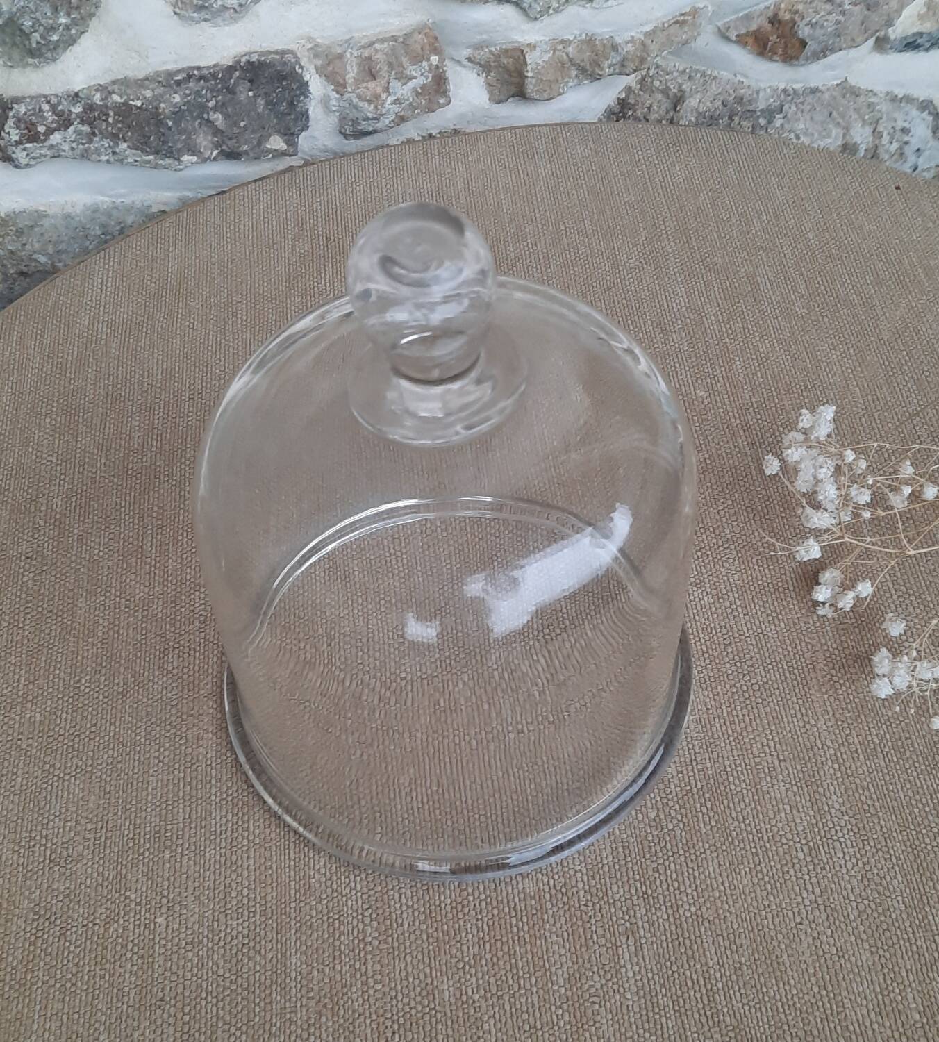Old glass bell
