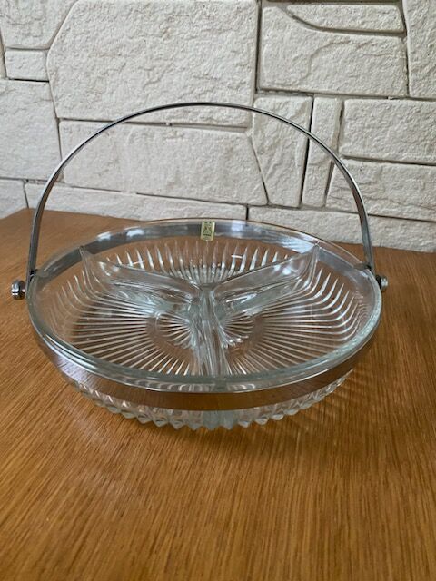 Vintage glass aperitif servant