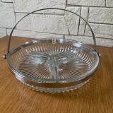 Vintage glass aperitif servant