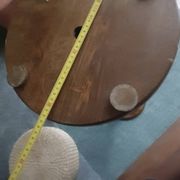 Sellette, porte-plante en bois tourné