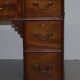 Georgian military campaign desk Regency with large map drawer