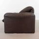 Cassina Maralunga 3seat-Sofa in darkbrown leather by Vico Magistretti
