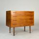 Commode en teck danois de Kai Kristiansen des années 60 vintage