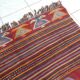 Vintage Turkish kilim, handwoven, 136x167 cm.