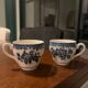 2 tasses à café vintage
