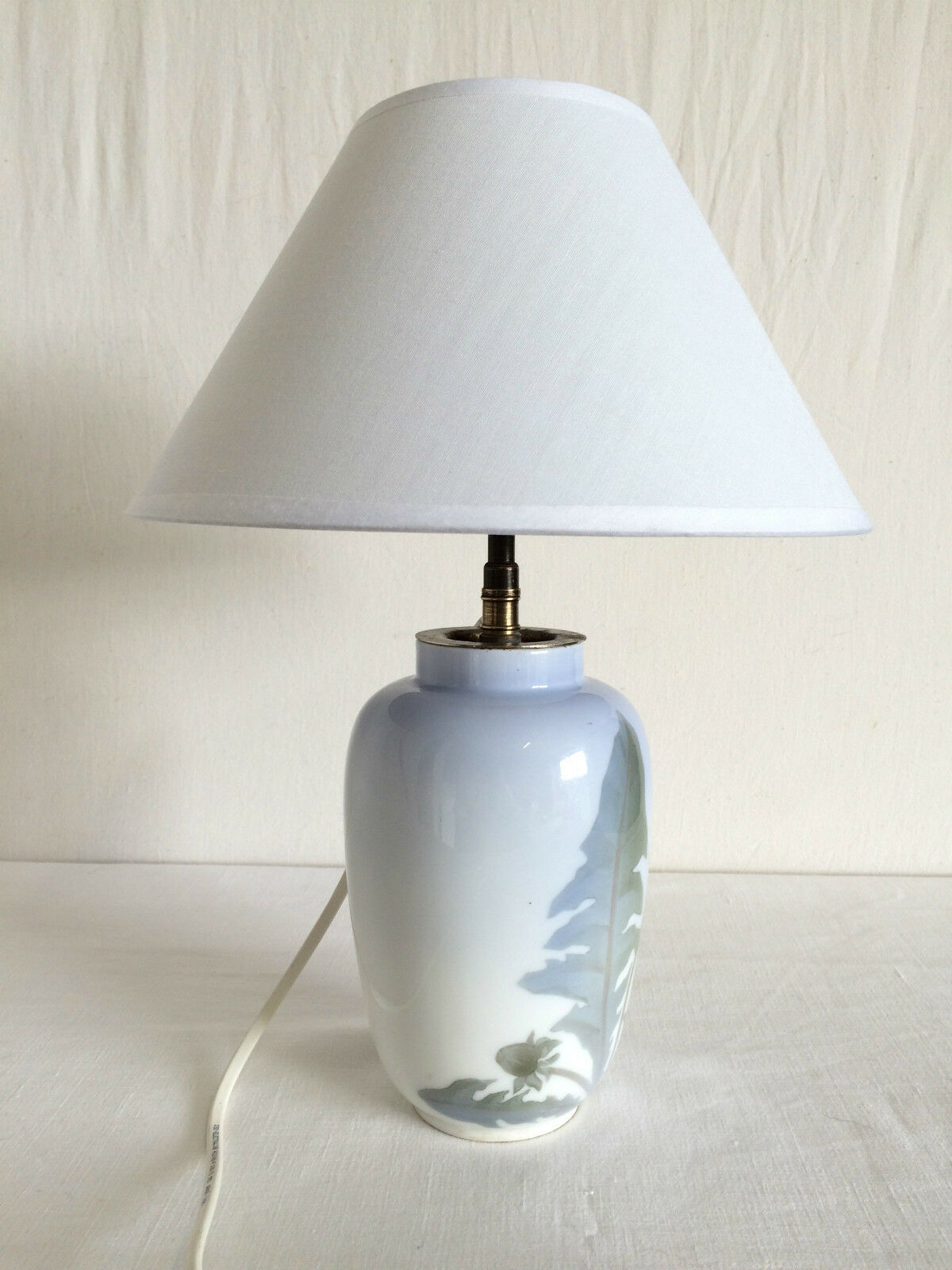 Royal Copenhage porcelain lamp