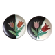 Paire assiettes cerenne vallauris