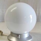Opaline globe ceiling/wall light - mid. 20th century