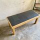 Vintage Maison Regain coffee table in solid elm – 1970s – Top