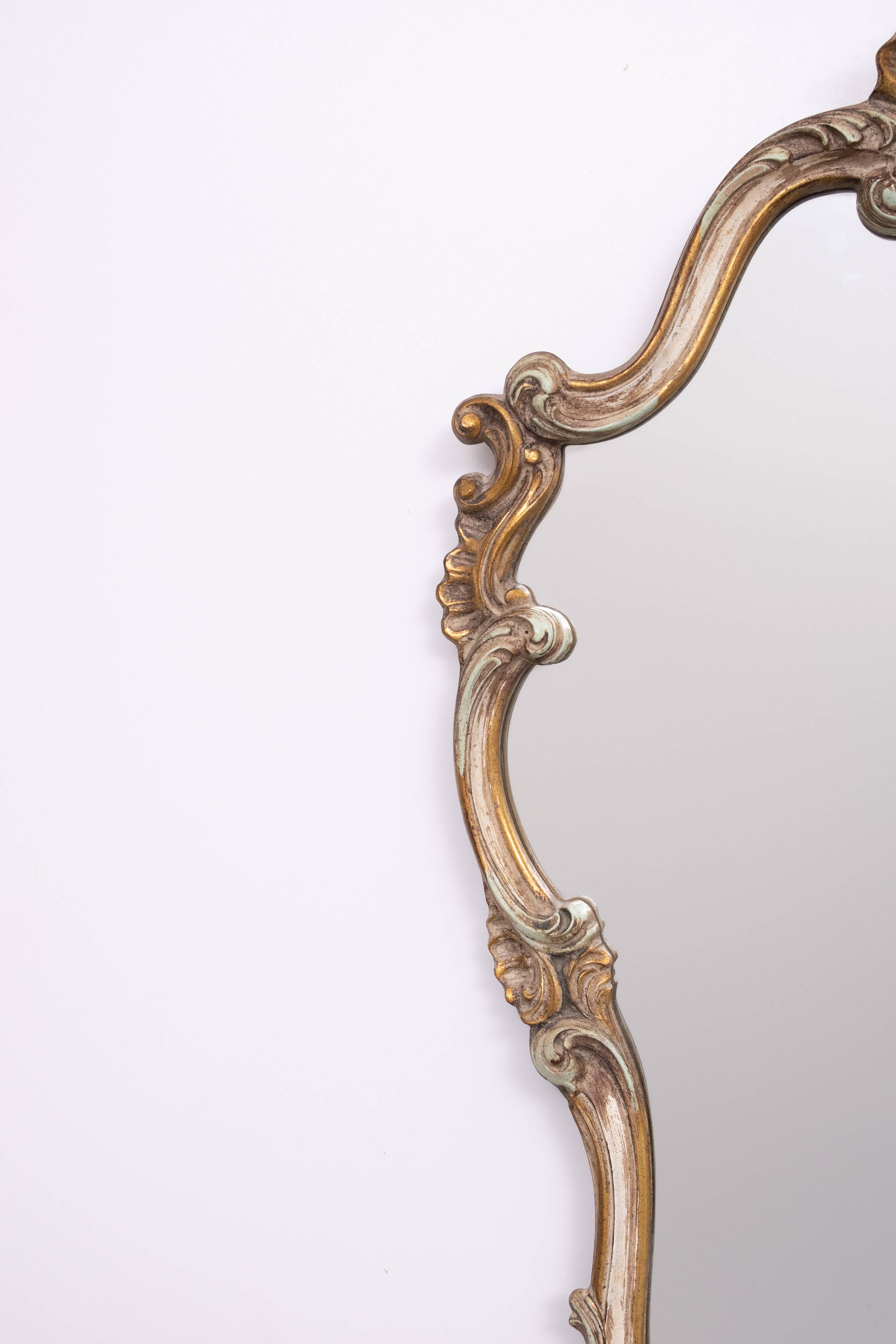 Classic Louis xvi Wall Mirror by Deknudt 1970s Belgium