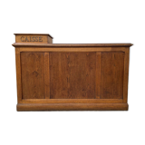 Oak cash register counter from the early 20th century