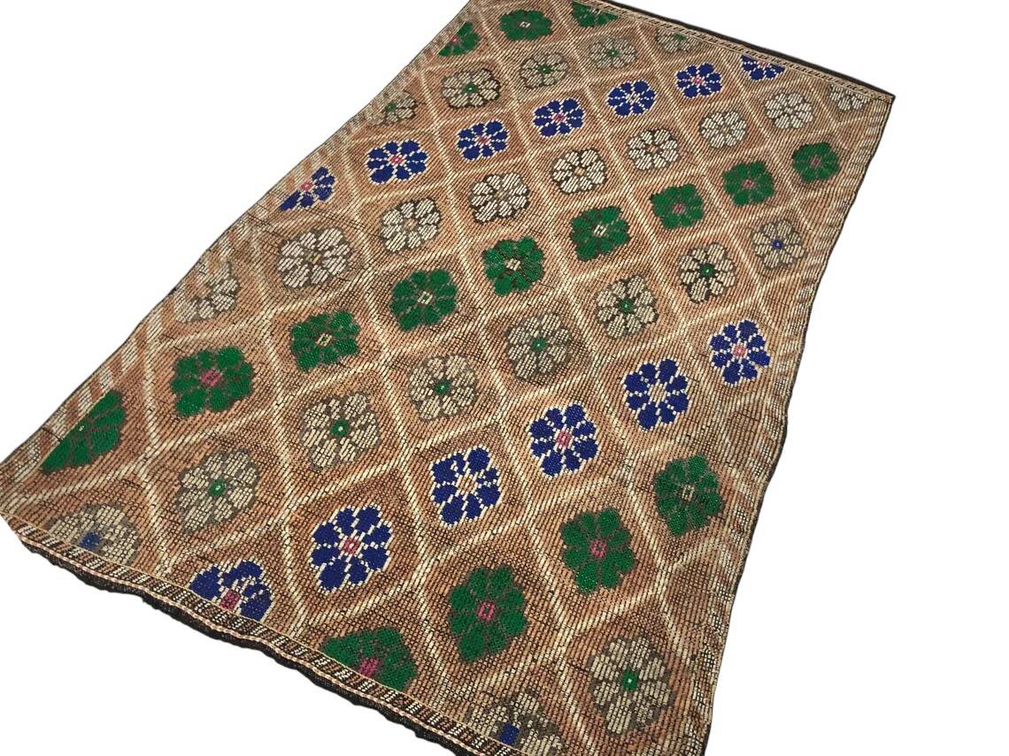 Geometric Tribal Kilim Rug