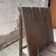 Modernist oak armchair