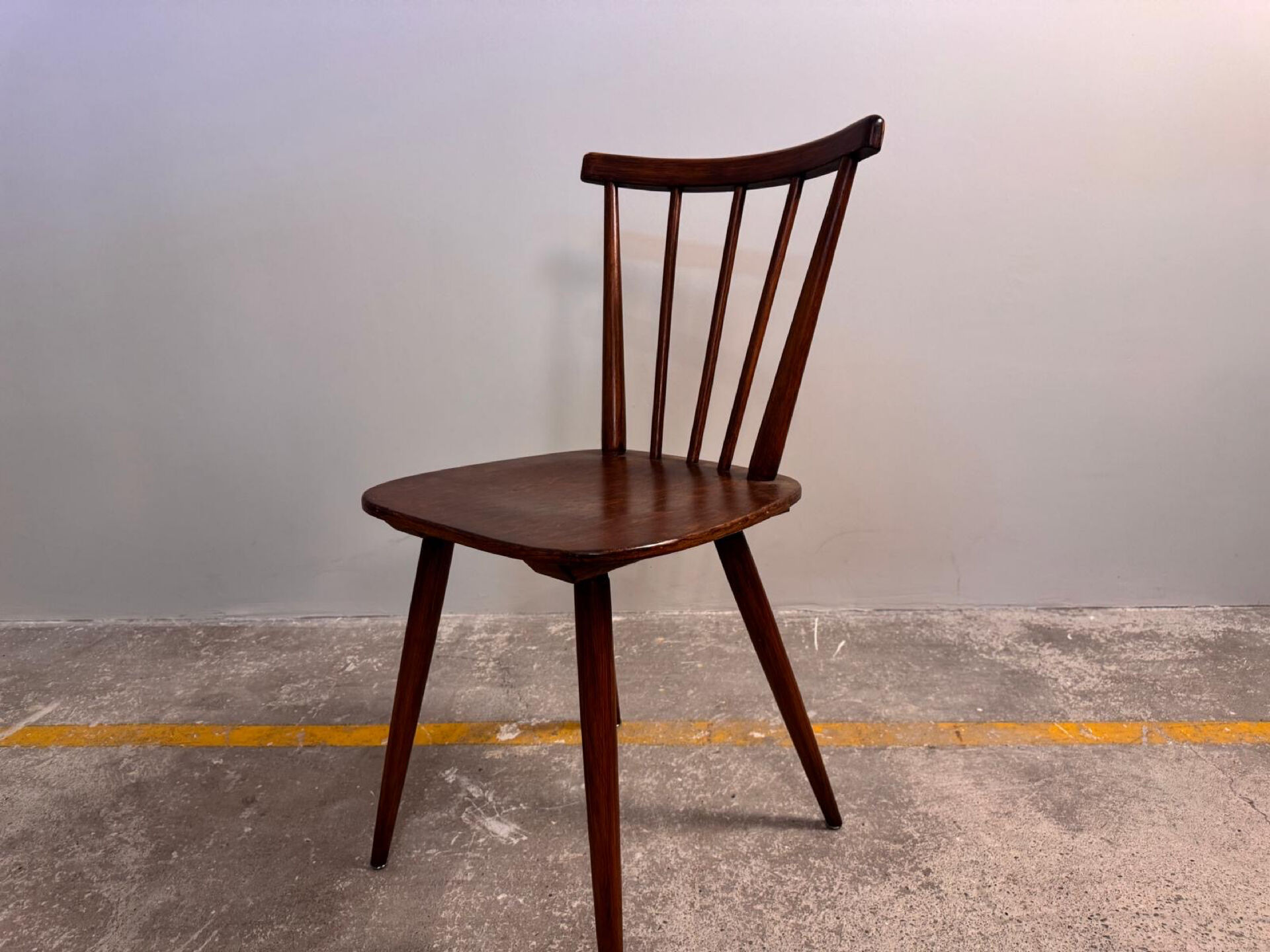 Set of 6 Fanett bistro chairs from the 1960s.