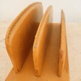 Camel leather mail holder