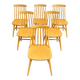 6 vintage dining chairs Model FANETT