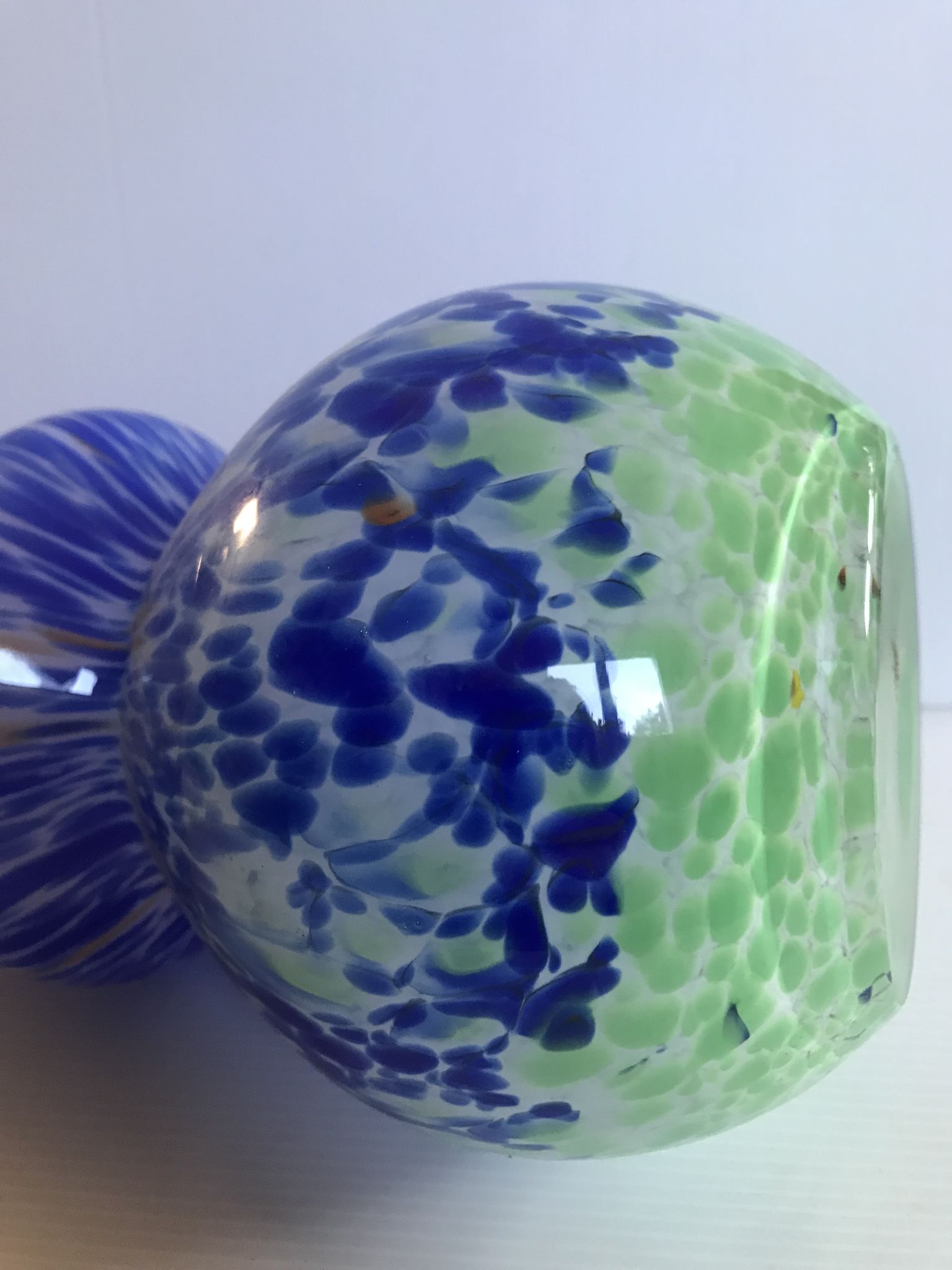 Multicolored vase Murano 46cm