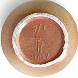 Mid-Century Ceramic Jug Vase by Roberto Rigon for Bertoncello, Signed, 1960s