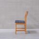Henning Kjaernulf razor mid-century danish oak dining chairs