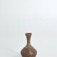Set of 4 Scandinavian collectible vases in brown stoneware by Gunnar Borg.