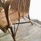 Fauteuil en rotin d'époque