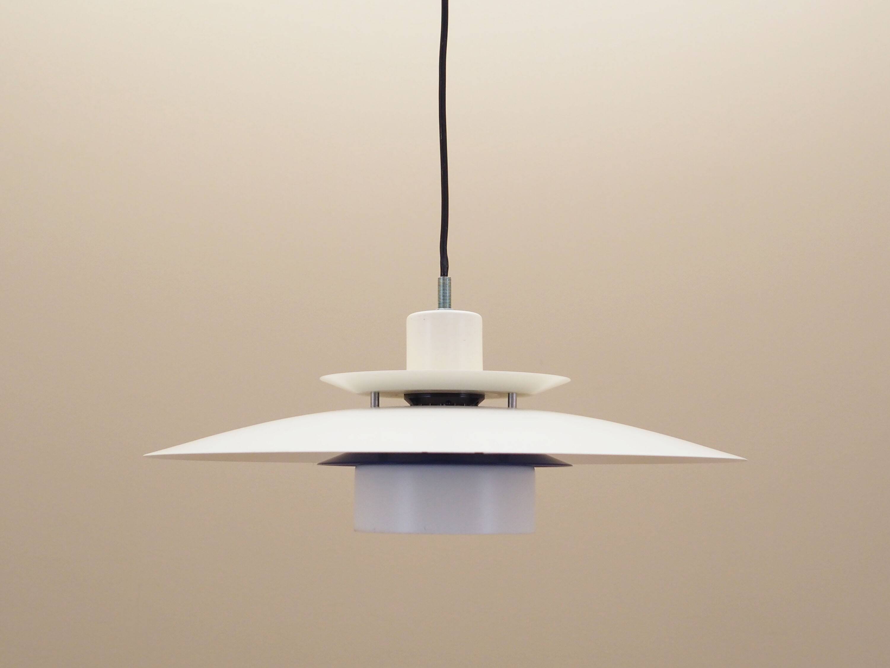 Pendant lamp Topline, Danish design, 1970s, manufacturer: Design Light