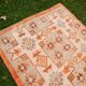 Vintage Turkish Oushak rug 128x258 cm