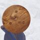Old rustic milking stool